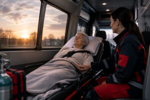 10 sytuacji, w których warto zamówić transport medyczny zamiast zwykłego przewozu.